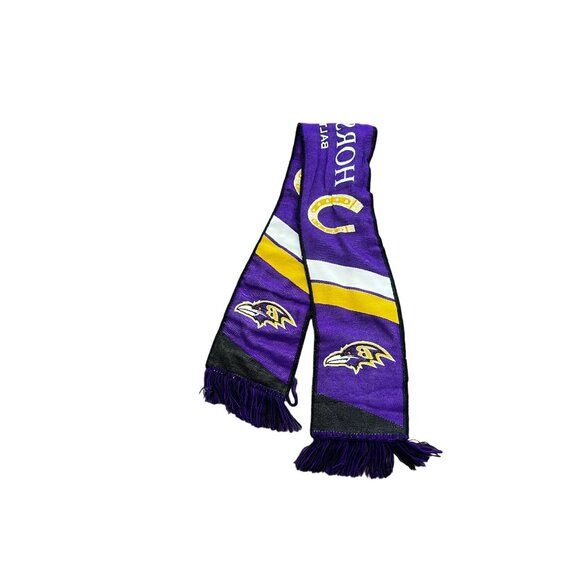 Baltimore‎ ravens, horseshoe casino, fringe scarf - Picture 2 of 4